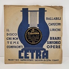 Disco vinile 78 giri per