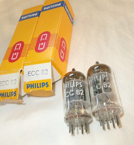 Philips ecc82 12au7 - 2x, ei
