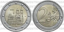 2 EURO GERMANIA 2021 - DUOMO DI MAGDEBURGO - LANDER TEDESCHI - ZECCA J - FDC