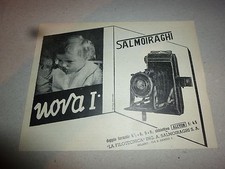 *ADVERTISING PUBBLICITA' SALMOIRAGHI MACCHINA FOTOGRAFICA NOVA I  - 1938 