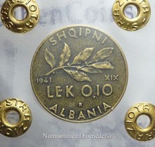Vittorio Emanuele III° - Albania - 0,10 Lek 1941 RARA - Periziata
