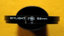 * 52mm. Filtro Skylight 1A *