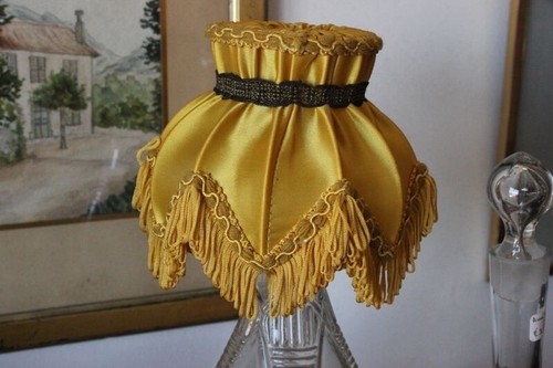 Paralume stoffa anni 60 - in,