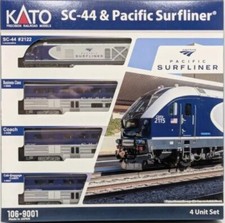 Scala N - Kato Set Amtrak