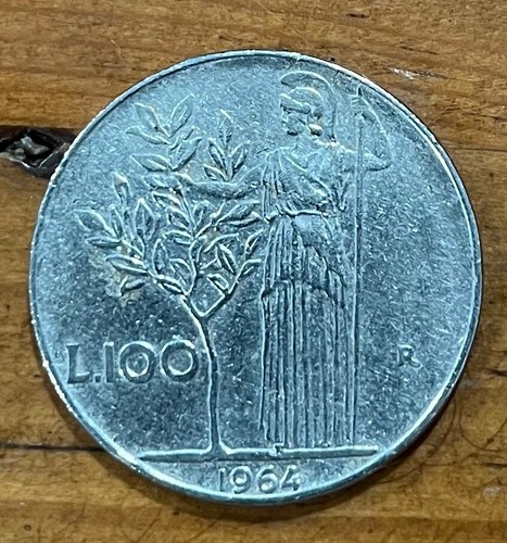 1964 italy 100 lire - ,