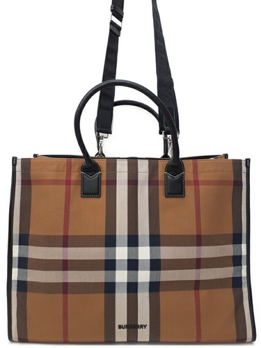 Borsa tote burberry check 2way - tote,