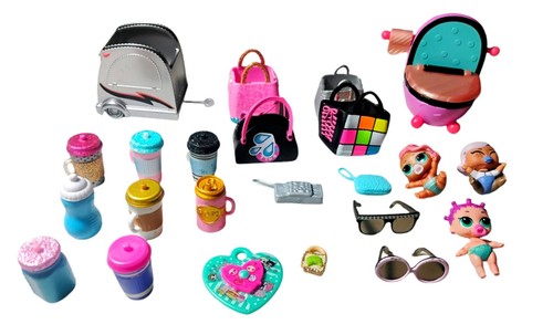 Lotto accessori bambola lol - lotto,