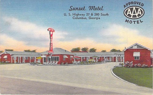 Cartolina sunset motel - sunset,