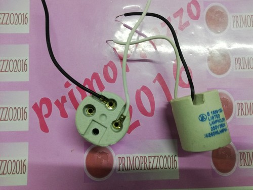 Portalampada e27 bianco 250v - portalampada,