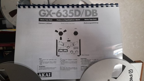 Operator manual for tape - manual,