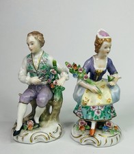 Antique Sitzendorf Pair German