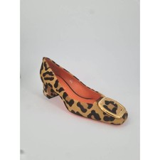 Scarpe Con Tacco Basso Stampa Leopardo SANTONI Taglia 38