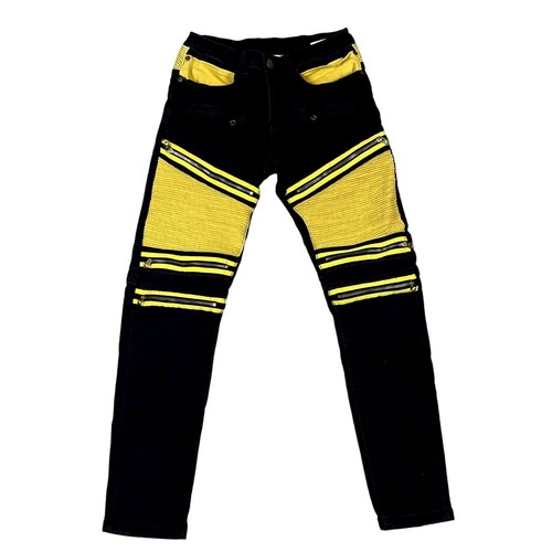 Jeans enrica nero giallo - nero,