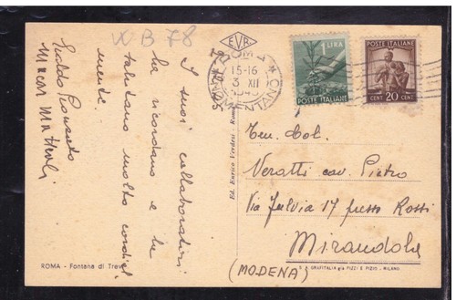 Cartolina luogotenenza tariffa - cartolina,