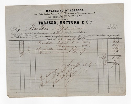 Fattura antica tabasso - antica,