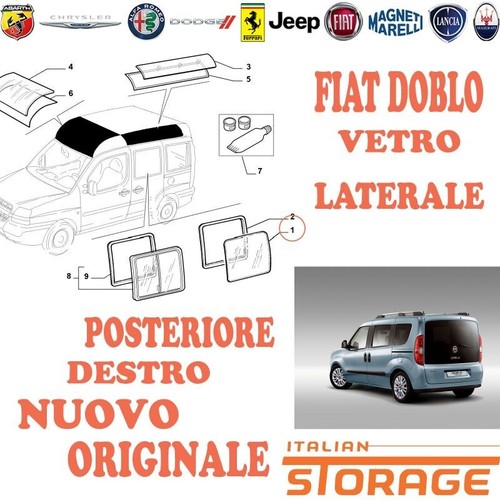 Fiat doblo vetro laterale - doblo,