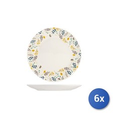 6x Piatti Frutta In