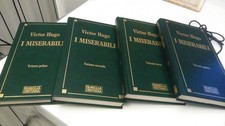 I MISERABILI. HUGO. VOLUME PRIMO SECONDO TERZO QUARTO. FAMIGLIA CRISTIANA