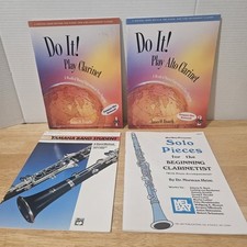 Lotto 4 Clarinetti Alto-How To-Instructional-Do It-Yamaha Band-Mel Bay (N. Heim)Solo