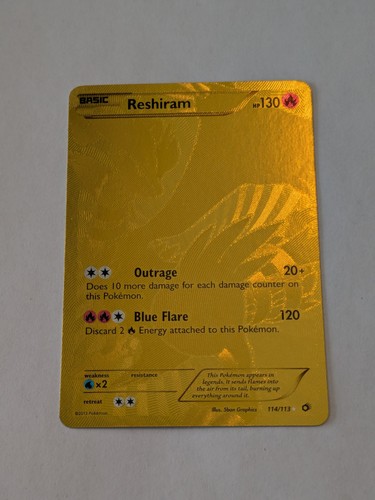 Reshiram 114 113 secret rare - 114/113,