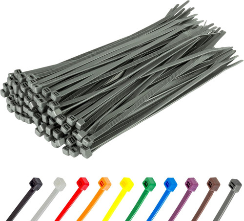Fascette plastica grigie - fascette,