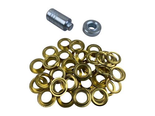 Kit occhielli acciaio ottone