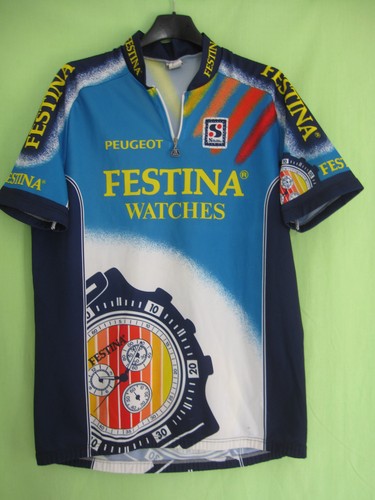 Maillot cycliste festina - maillot,