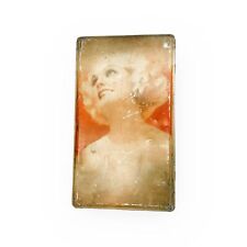 ND * Scatola, Barattolo in Latta "Biscotti Saiwa, Illustrazione Donna" (B-)