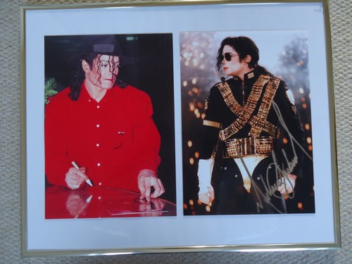 Michael jackson autographed - jackson,
