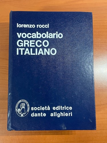 Vocabolario greco italiano - vocabolario,
