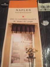 Jacquered "Naples"  Valance