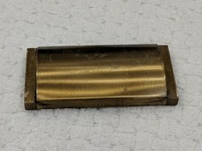 Longines scatola vecchio orologio astuccio cassa vintage metallo donna 6,5 pollici