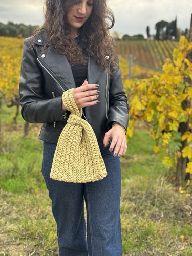 Borsa mano donna - a, oro
