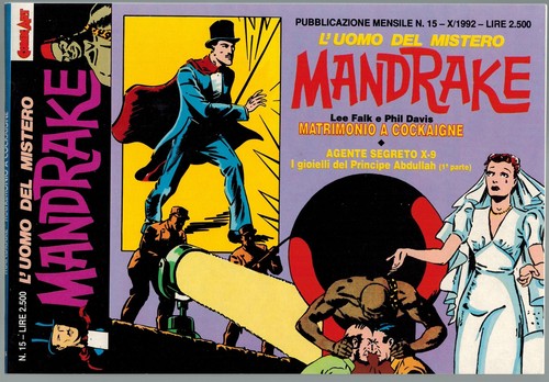 Mandrake comic art 1992 - art,