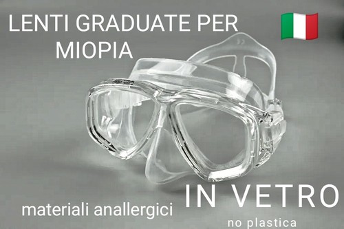 Maschera snorkeling per miopia - maschera,