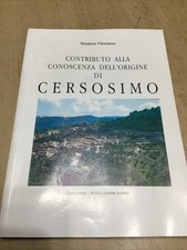 CERSOSIMO - Libro- Conoscenza