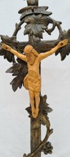 Crocifisso d'appoggio in legno