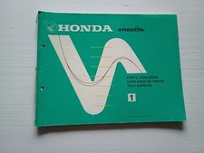 HONDA XR 600 R 1985 catalogo