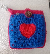 Porta Cuffie Crochet Case a