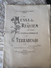 Messa Da Requiem A Due Voci Oari Con Organo Harmonium G.Terrabugio 