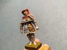 MINIATURA SOLDATINO METALLO NOBILE INGLESE IN ARMATURA 1400/1500 70MM  FIGURE