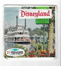 VIEW MASTER SAWYER'S DISNEYLAND CALIFORNIA U.S.A. 3 DISCHI 21 VEDUTE 3D 1965