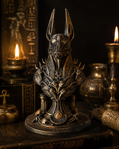 Buste anubis statue - buste,