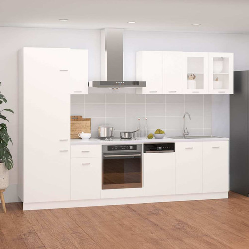 Set mobile cucina 8pz bianco