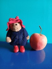"EDEN TOYS" mini peluche Orso Paddington, vintage, Made in Korea, 1986, h.12 cm.