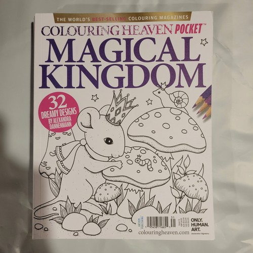Magical kingdom adult coloring - magical,
