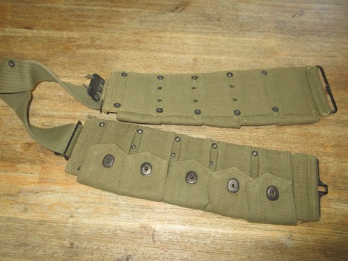 Orig army usmc garand belt - garand,