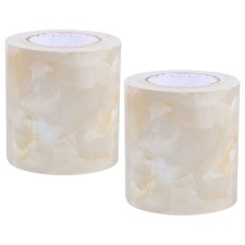  2 Rotoli Bordi da Parete Autoadesivi Marmo Controsoffitto Peel e Stick
