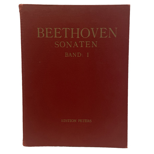 Beethoven sonaten band - sonaten, i