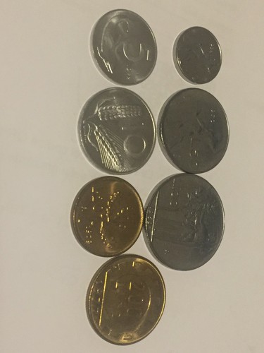 Lotto monete italia - italia, 5